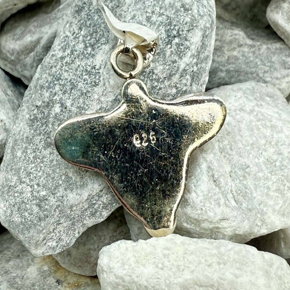NWT Sterling Silver Cotton Candy Turquoise Steer Head Pendant – 7.2g - Picture 16 of 16